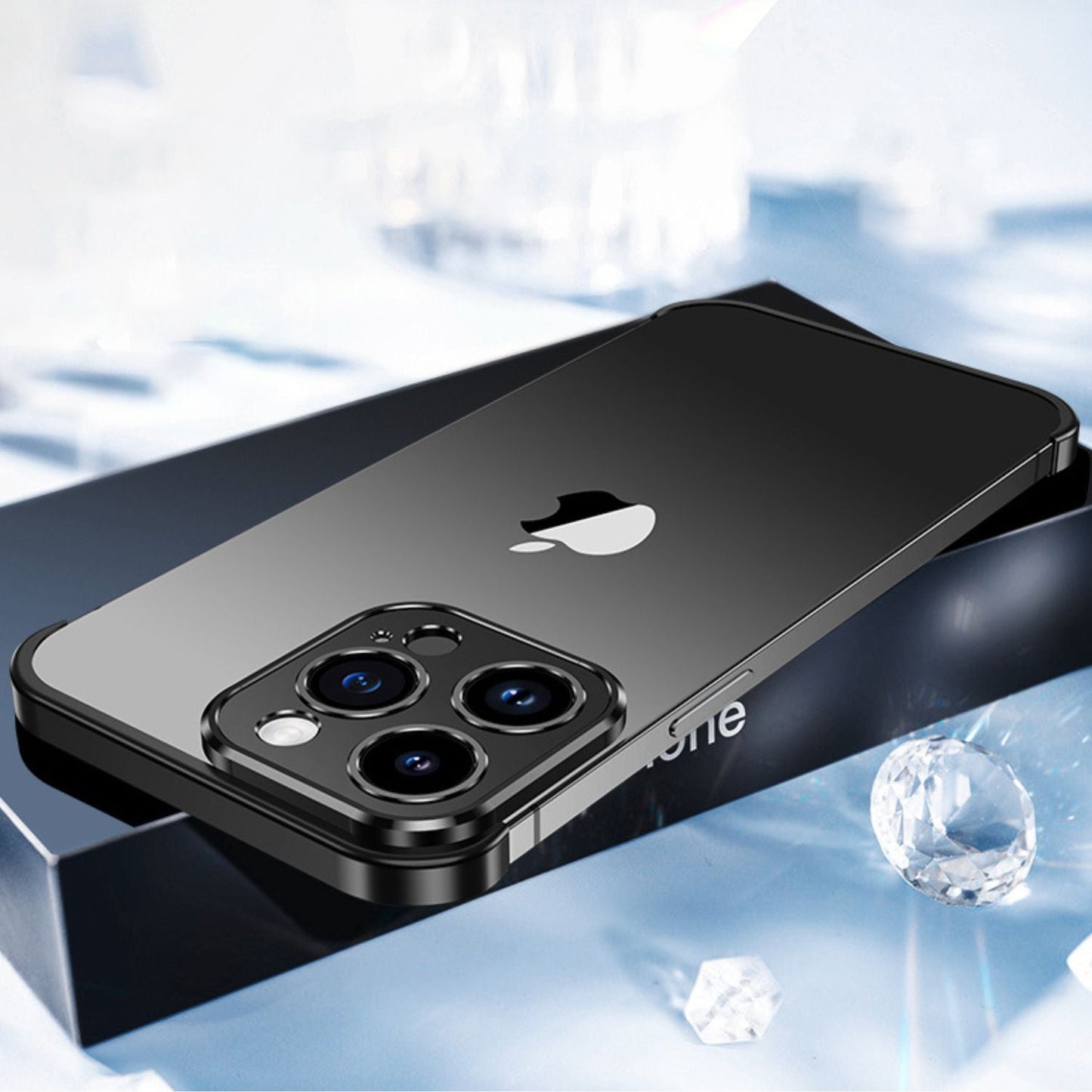 Ultradünne Metallhülle für iPhone – Unsichtbarer Schutz, Schmale und Robuste Handyhülle | Karnz