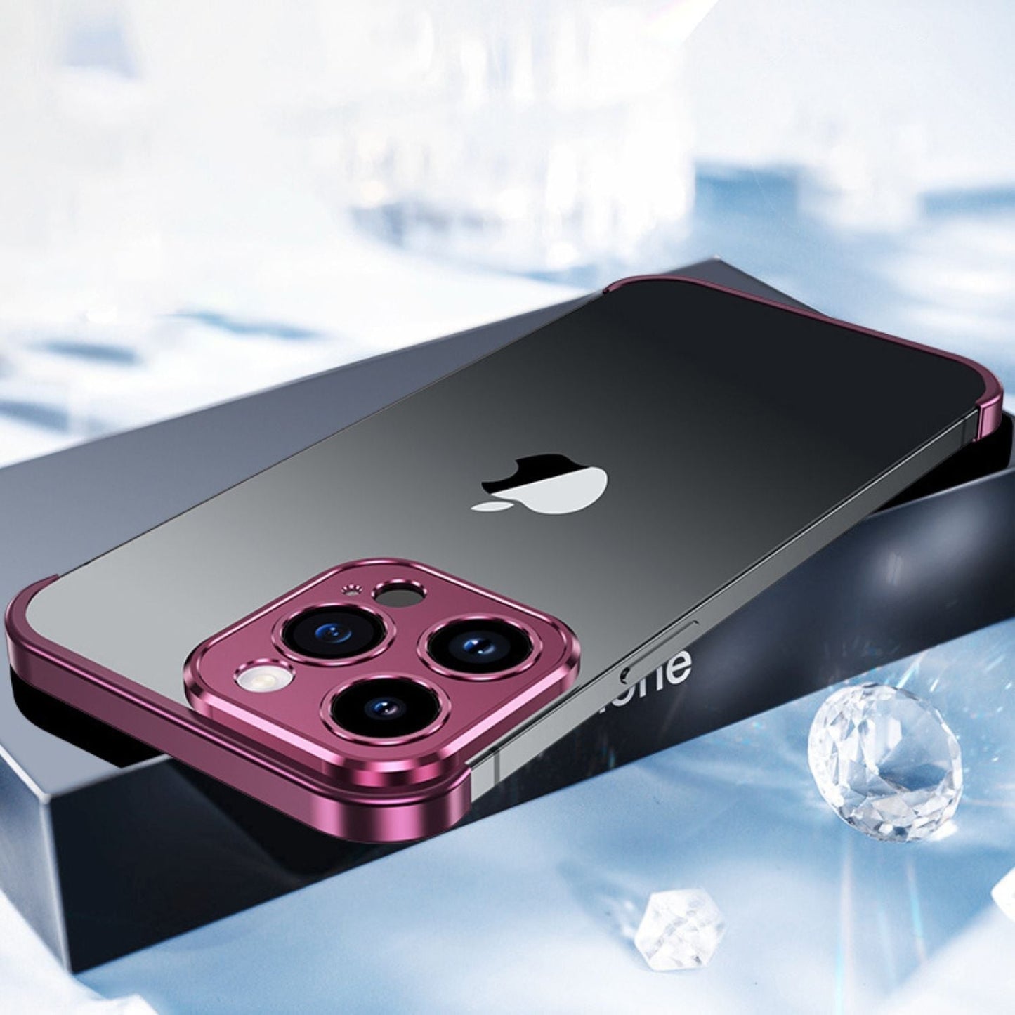 Ultradünne Metallhülle für iPhone – Unsichtbarer Schutz, Schmale und Robuste Handyhülle | Karnz