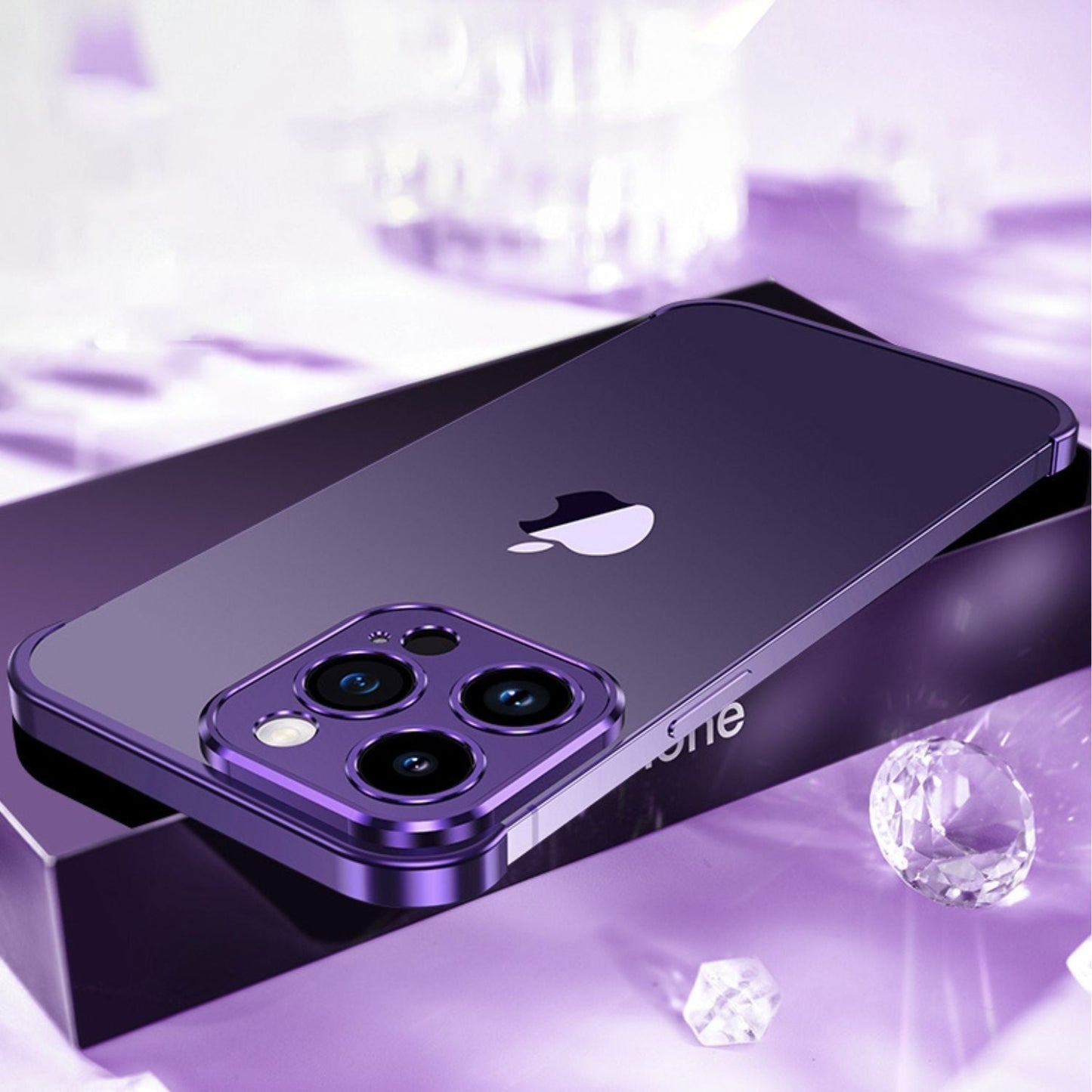 Ultradünne Metallhülle für iPhone – Unsichtbarer Schutz, Schmale und Robuste Handyhülle | Karnz