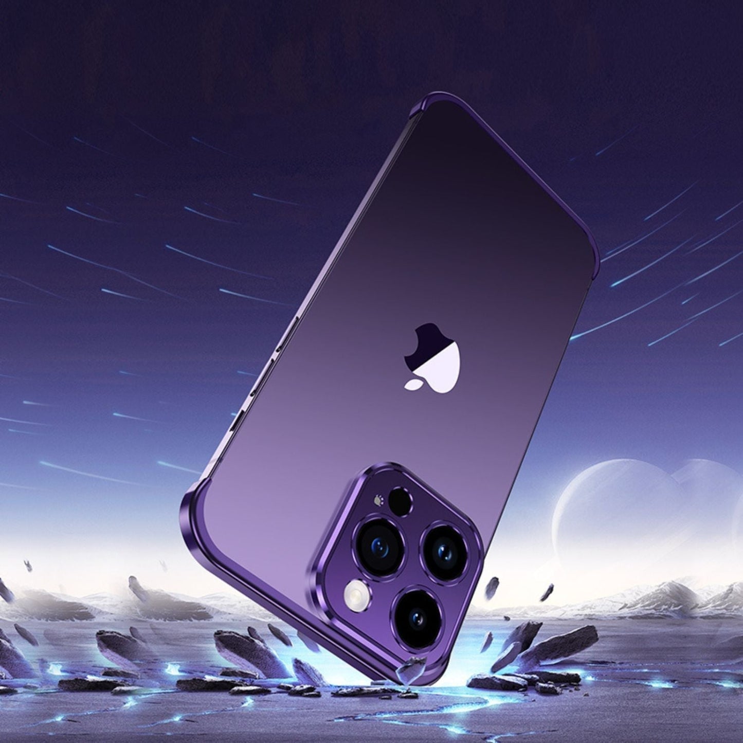 Ultradünne Metallhülle für iPhone – Unsichtbarer Schutz, Schmale und Robuste Handyhülle | Karnz