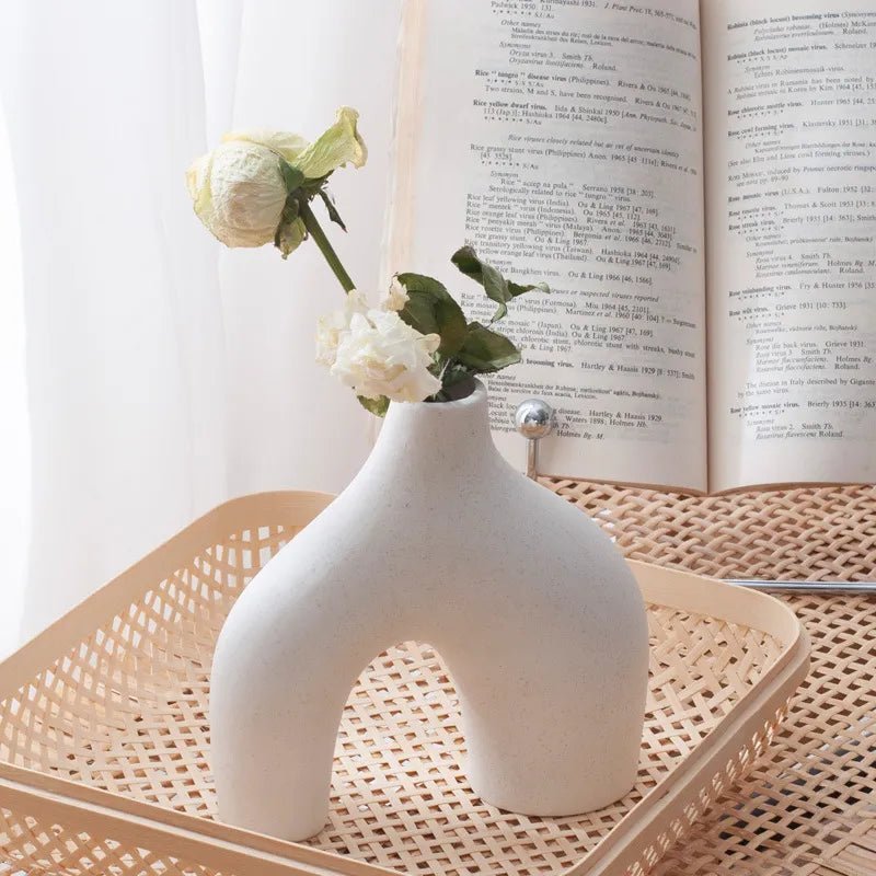 Unregelmäßiges Minimalistisches Keramikvasen-Set für Moderne Dekoration | Karnz
