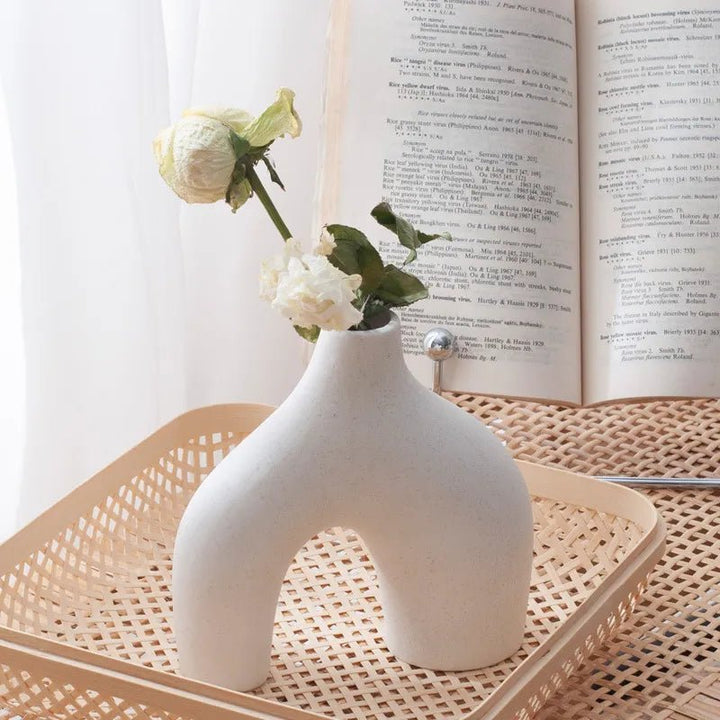 Unregelmäßiges Minimalistisches Keramikvasen-Set für Moderne Dekoration | Karnz