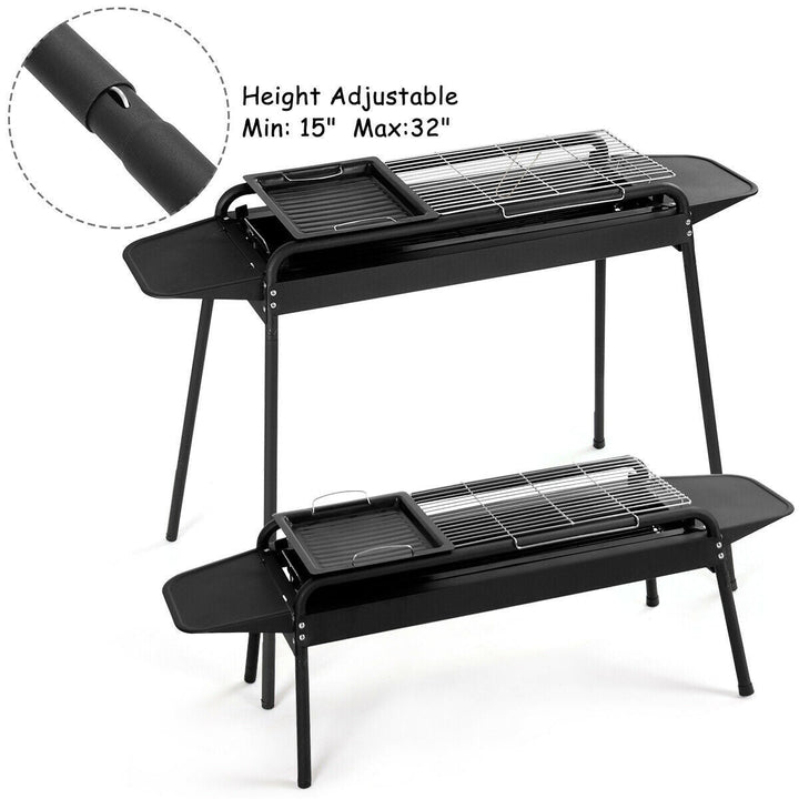 Höhenverstellbarer Outdoor-Grill Kohlegrill Herd | Karnz