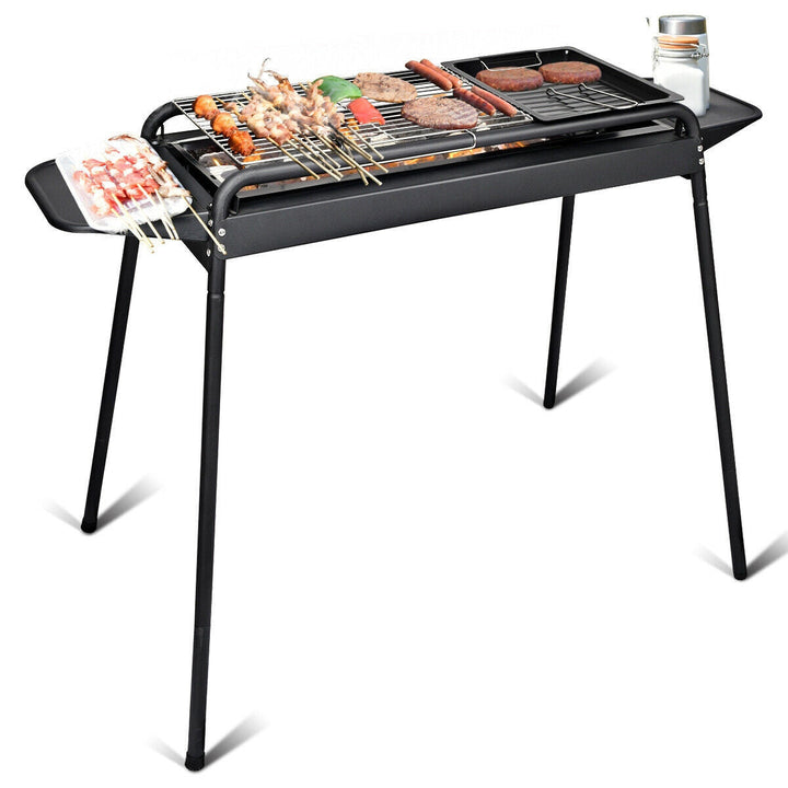Höhenverstellbarer Outdoor-Grill Kohlegrill Herd | Karnz