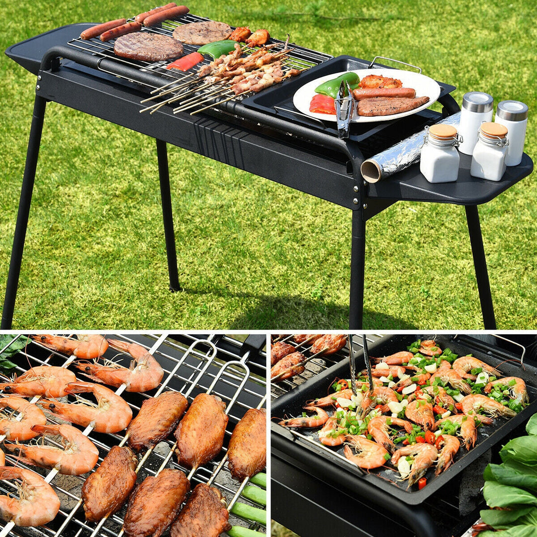 Höhenverstellbarer Outdoor-Grill Kohlegrill Herd | Karnz