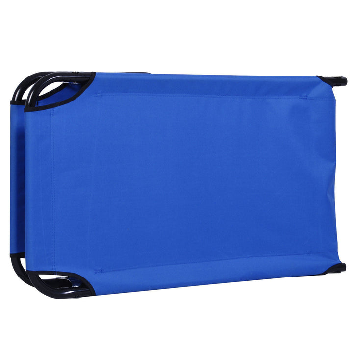 Outdoor Tragbares Blaues Klapp-Campingbett | Karnz