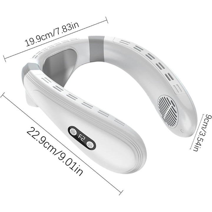 Dual-Cooling Halsventilator mit 5200mAh Batterie & Kühlplatte | Karnz