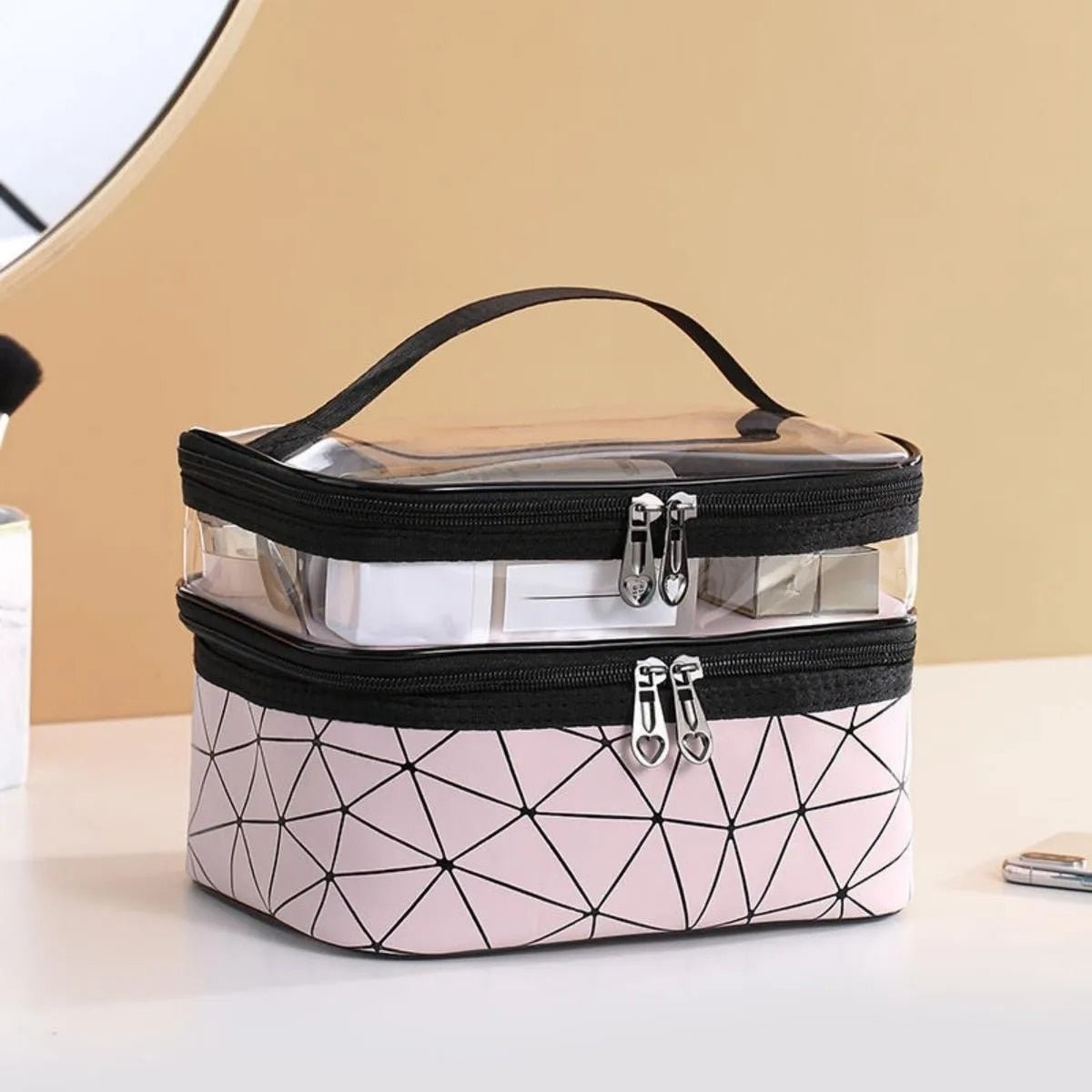 Das ideale Make-up-Täschchen Praktisch und elegant Reisen Sie stilvoll! | Karnz
