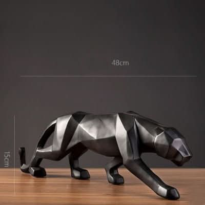 Moderne Jaguar-Figur aus Kunstharz für die Heimdekoration