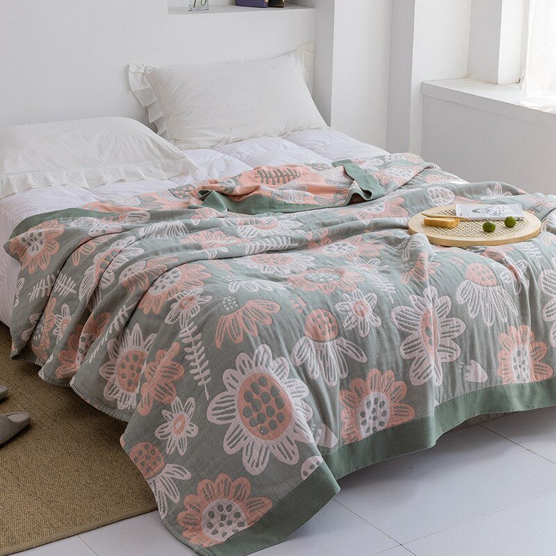 Weiche japanische Wurfdecke