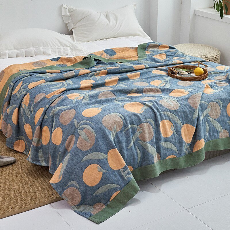 Weiche japanische Wurfdecke