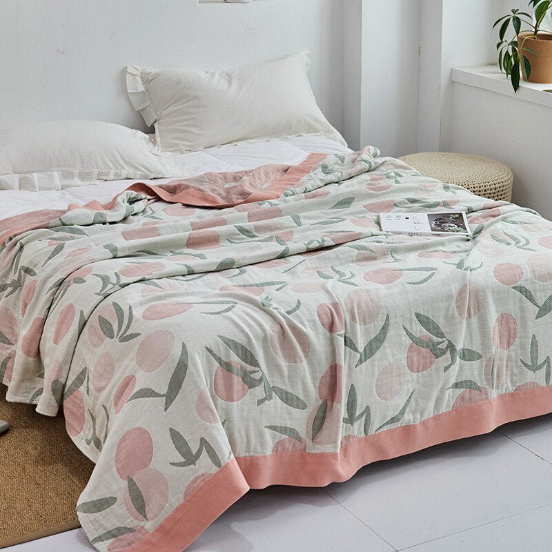 Weiche japanische Wurfdecke