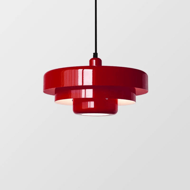 Elegante dreistufige Pendelleuchte in Macaronfarben