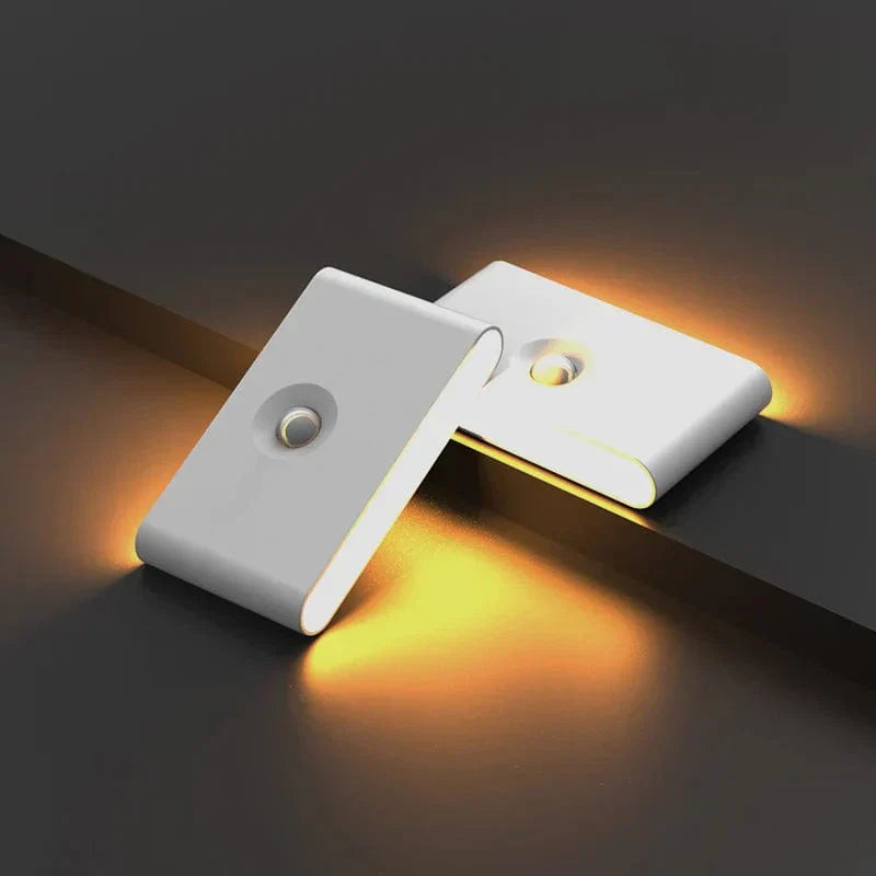 Drahtlose LED-Nachtlichter mit Bewegungssensor | USB-Akku | Sanftes warmes Licht | Karnz