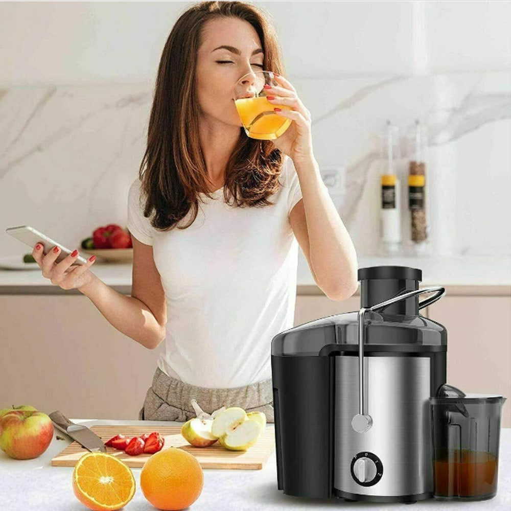 Entsafter mit Kanne 800W (1,25 Liter Tresterbehälter) | Karnz