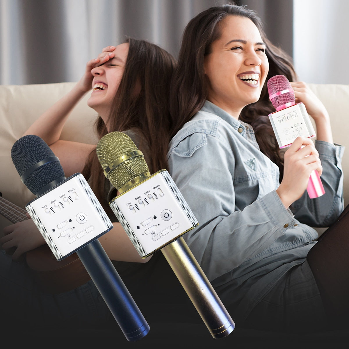 Karaoke-Mikrofon Bluetooth mit Lautsprecher | Karnz