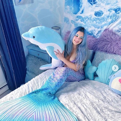 Karnz | Aqua & Pink Die Delfine
