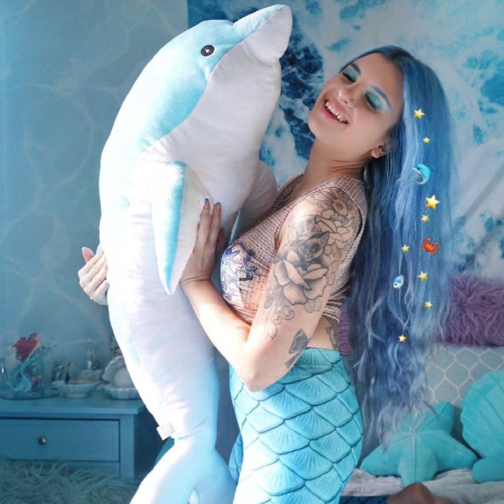 Karnz | Aqua & Pink Die Delfine