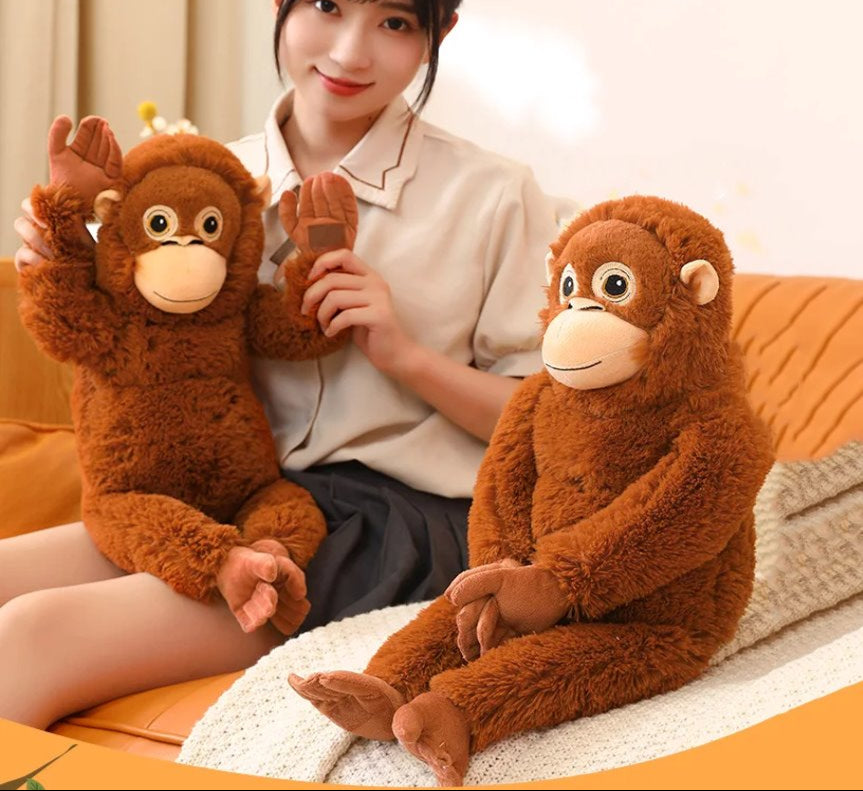 Karnz | Flauschiger Baby Orang-Utan Affen Plüschfreund