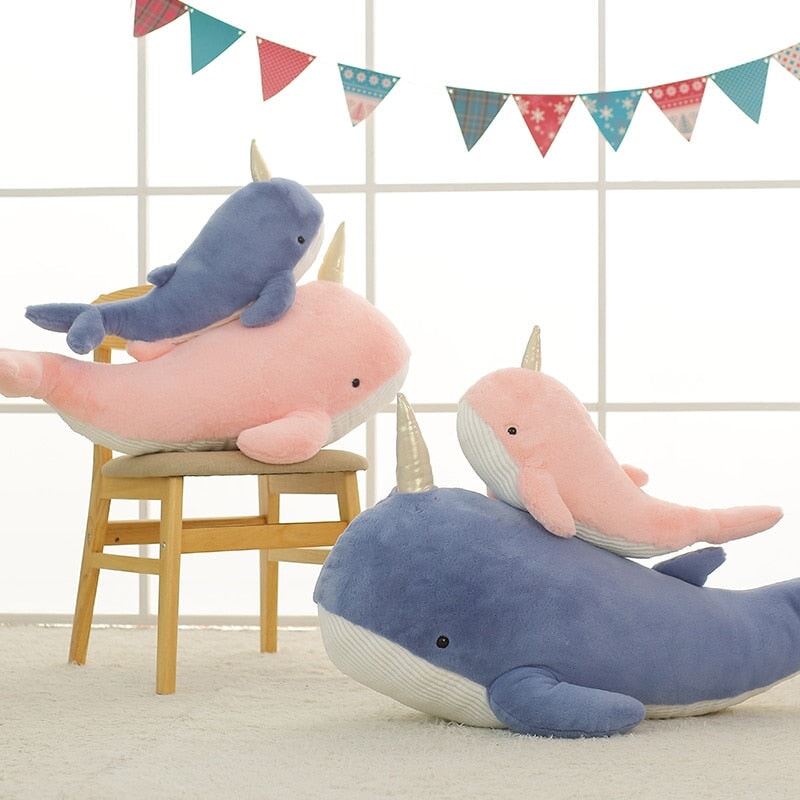 Karnz | Riesen Blau Pink Walross Plüschtiere