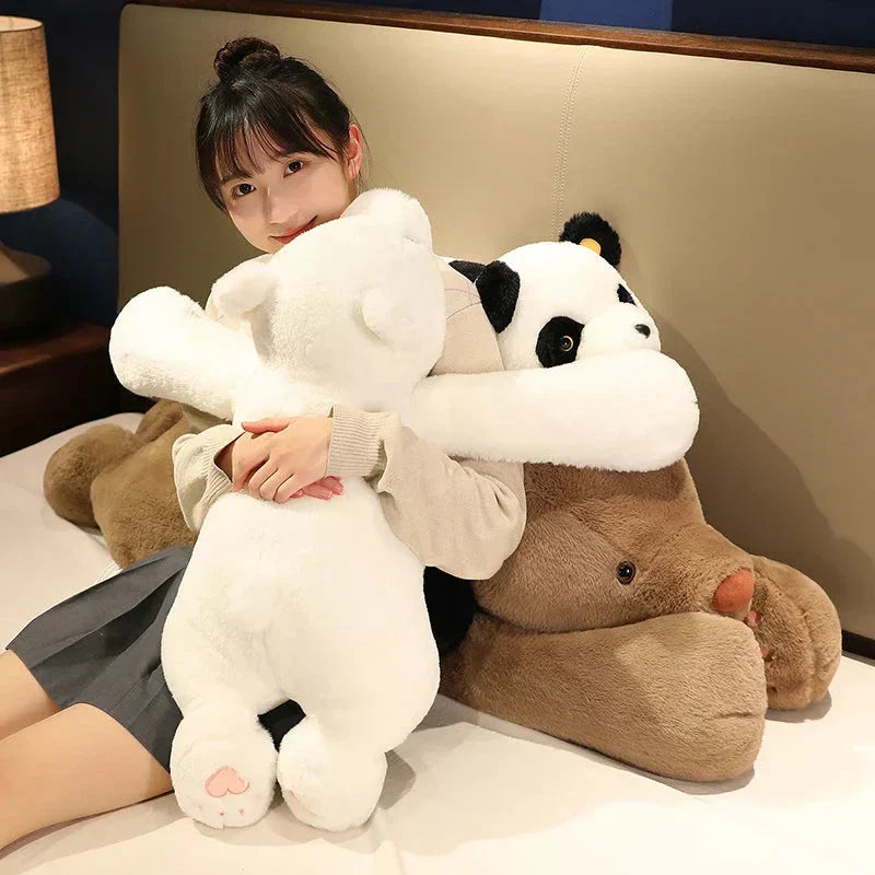 Karnz | Langer riesiger kuscheliger Teddybär Panda Eisbär Plüschtiere