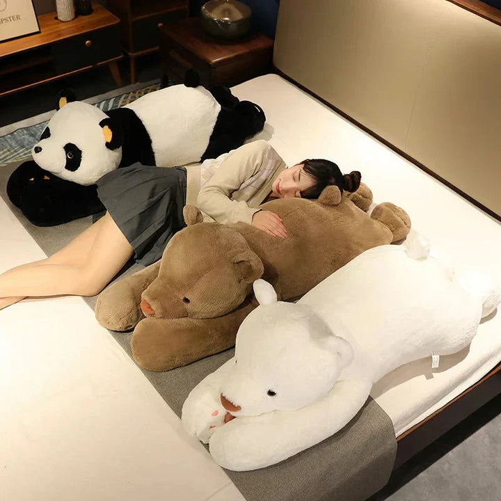 Karnz | Langer riesiger kuscheliger Teddybär Panda Eisbär Plüschtiere