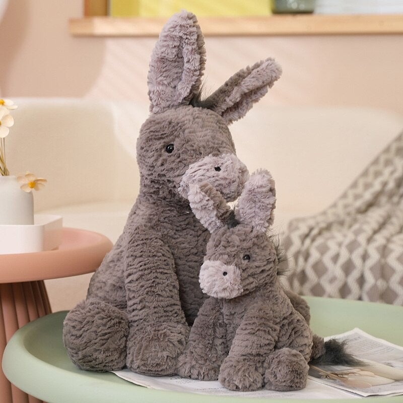 Karnz | Whispy der flauschige Esel Plüschfigur