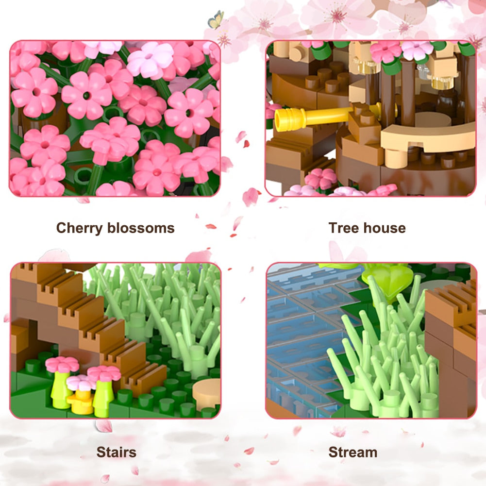 Karnz | Sakura Kirschblütenbaumhaus Nano-Bauset