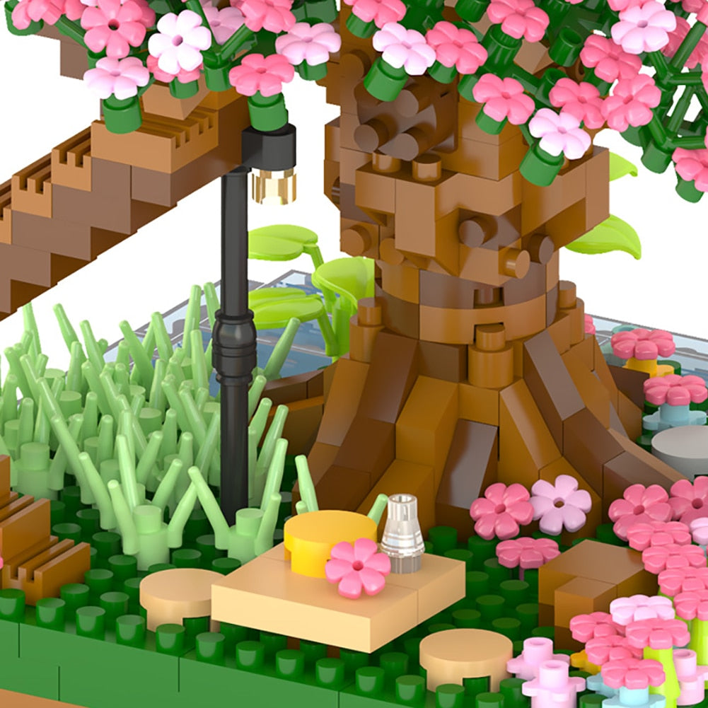 Karnz | Sakura Kirschblütenbaumhaus Nano-Bauset