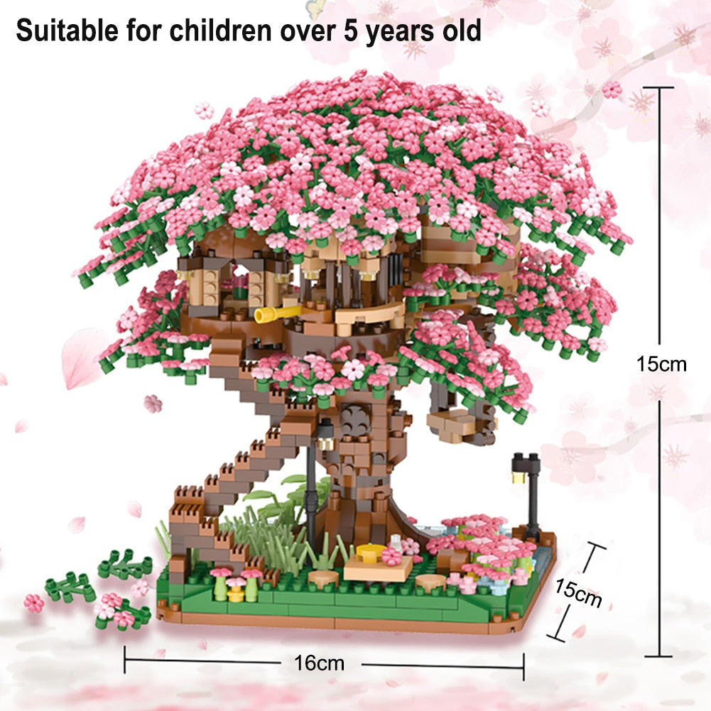 Karnz | Sakura Kirschblütenbaumhaus Nano-Bauset