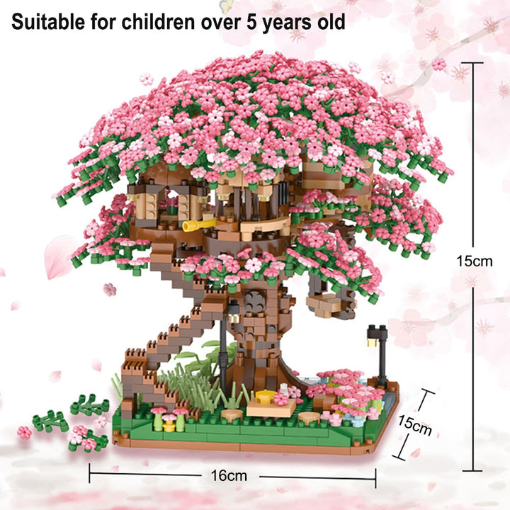 Karnz | Sakura Kirschblütenbaumhaus Nano-Bauset