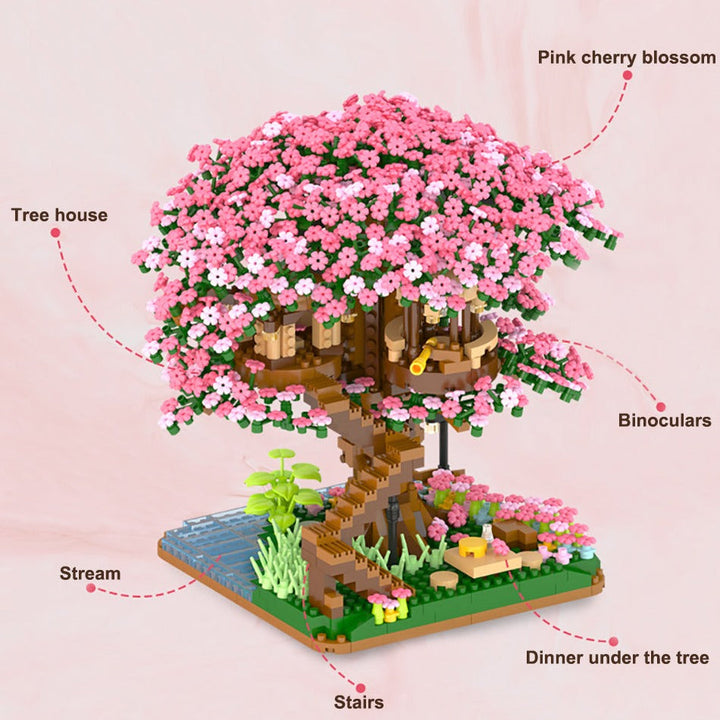Karnz | Sakura Kirschblütenbaumhaus Nano-Bauset