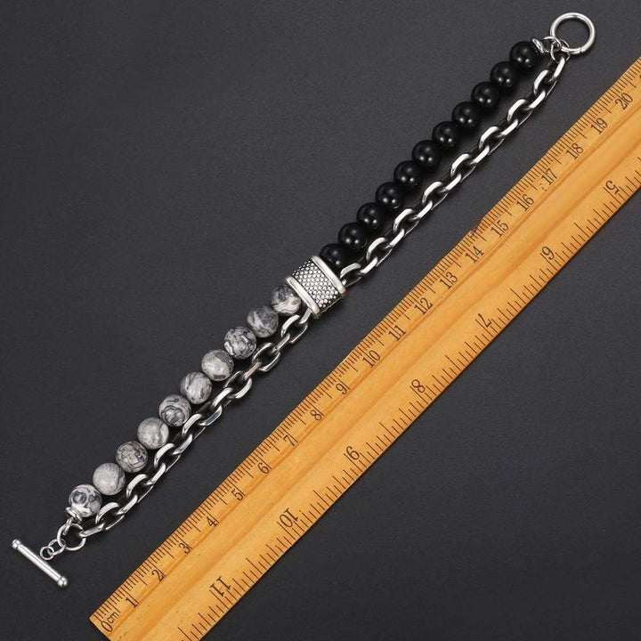 Tiger Eye Perlenarmband für Herren "Der Krieger" - Asher Karnz
