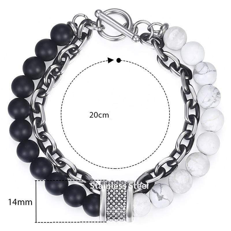 Tiger Eye Perlenarmband für Herren "Der Krieger" - Asher Karnz