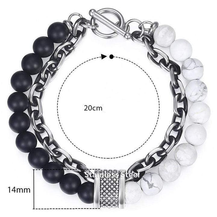Tiger Eye Perlenarmband für Herren "Der Krieger" - Asher Karnz