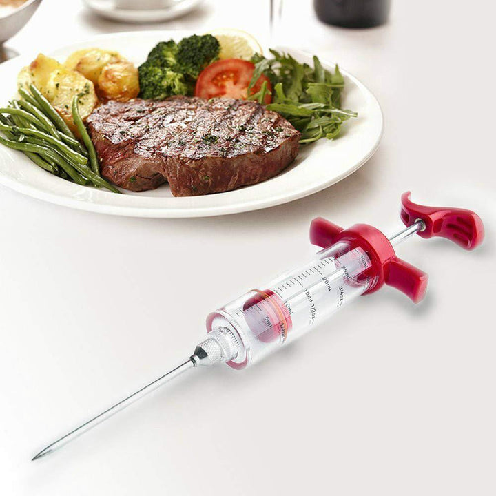 Küchen-Spritze Nadel Fleisch Marinade Geschmacksinjektor BBQ Injektor | Karnz
