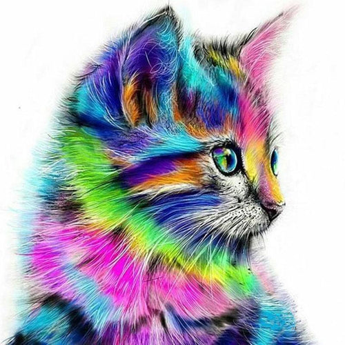 Rainbow Kitty - Van-Go Malen nach Zahlen Set | Karnz
