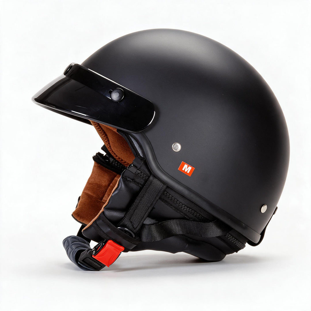 Klassische Halbhelm Motorrad Ausrüstung Karnz