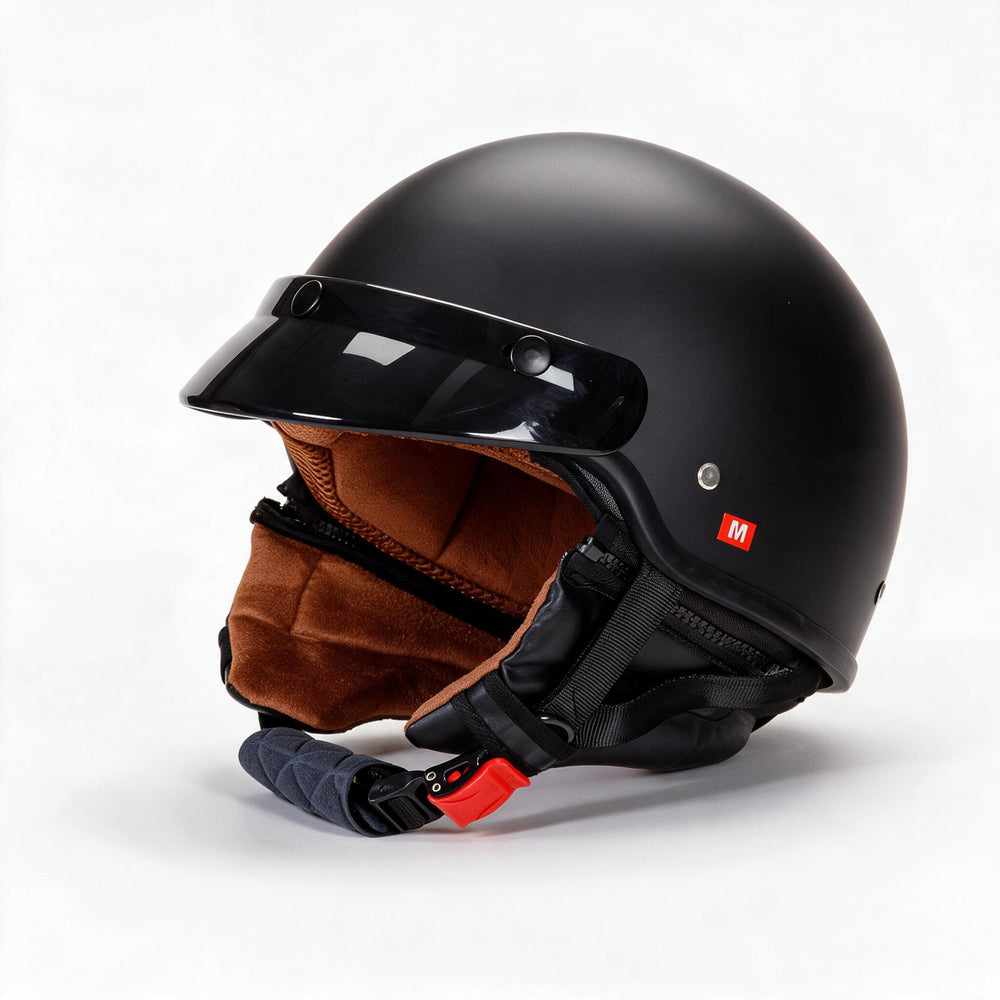 Klassische Halbhelm Motorrad Ausrüstung Karnz