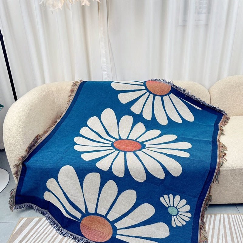 Gestrickte Jacquard-Wurfdecke für gemütliche Wohnkultur | Karnz