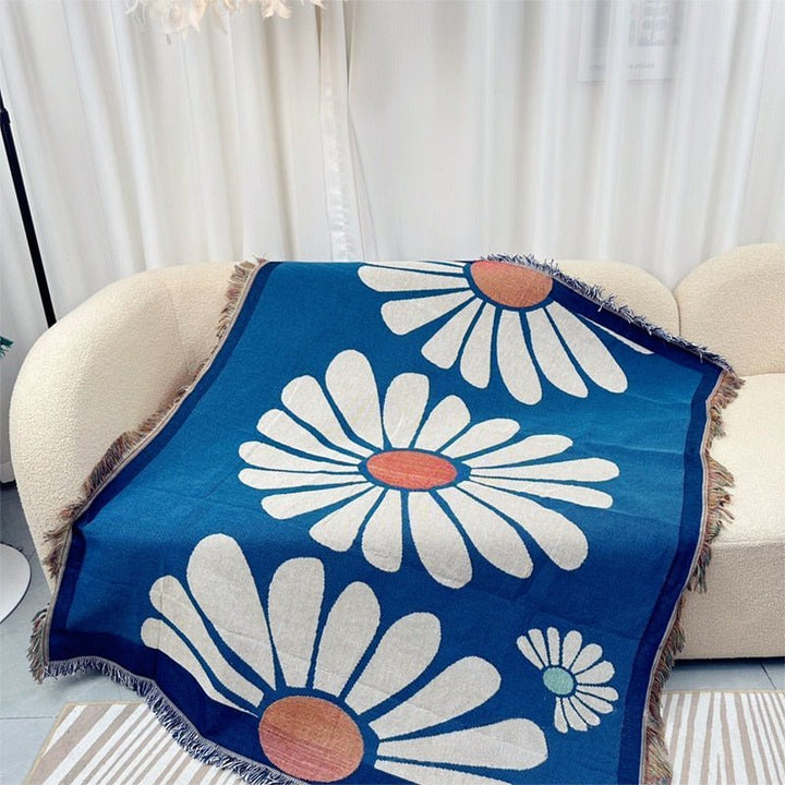 Gestrickte Jacquard-Wurfdecke für gemütliche Wohnkultur | Karnz