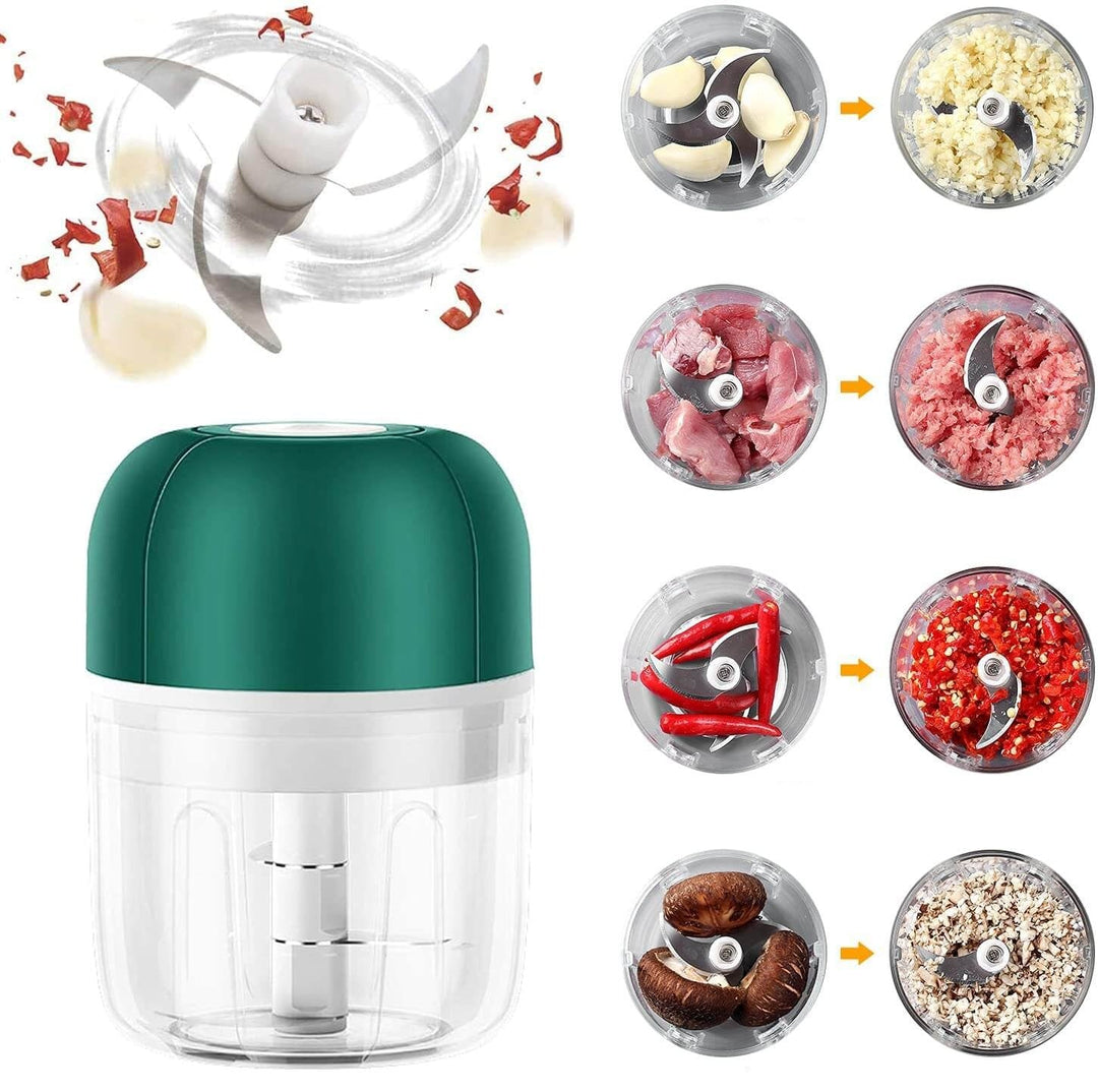 ChopEase Elektrischer Knoblauchpresser – USB aufladbar – Kompakt & Leistungsstark – 250ml | Karnz