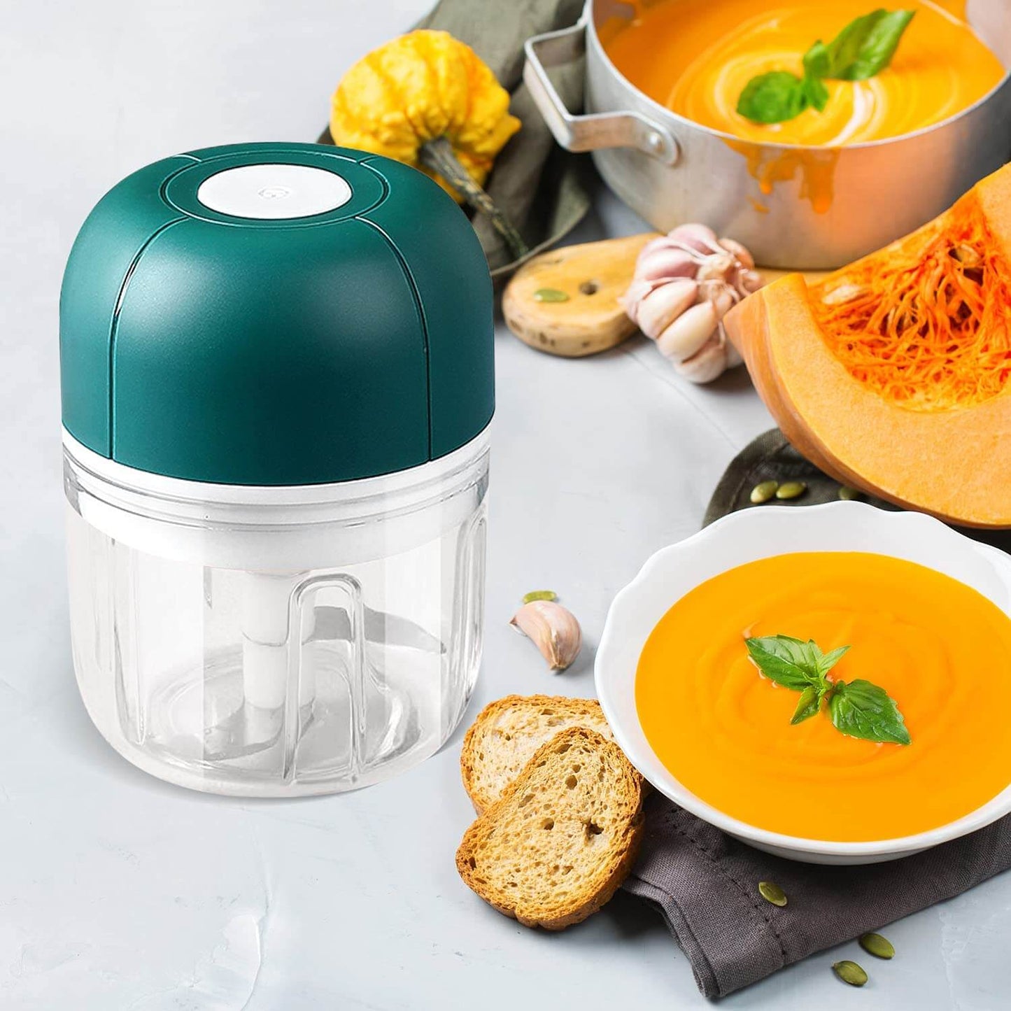 ChopEase Elektrischer KnoKarnzauchpress – USB aufladbar – Kompakt & Leistungsstark – 250ml | Karnz
