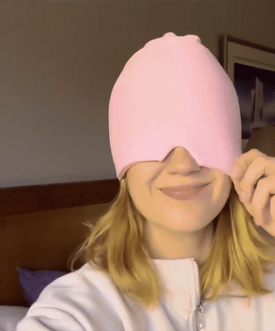 HeadRelax Warm-Kalt Therapie Maske – Lindert Migräne & Kopfschmerzen sofort | Karnz
