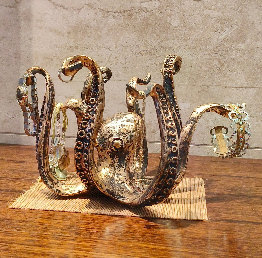 Kraken - Octopus Design Rustikale Cruch Halter Schüssel