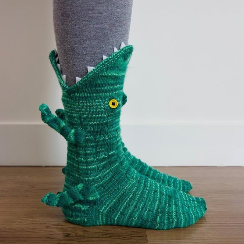 Karnz gestrickte Tiersocken