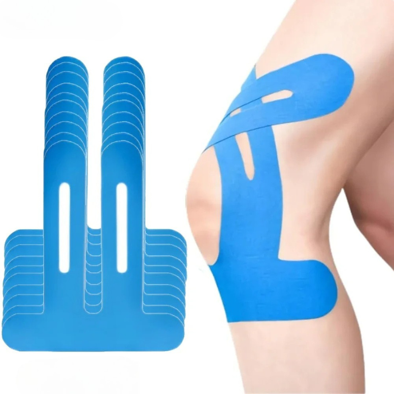 Wasserdichtes Kinesiologie-Tape zur Unterstützung des Knies