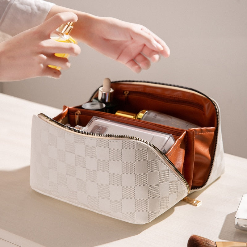 Kosmetiktasche Make-up Organizer mit Fächern | Karnz