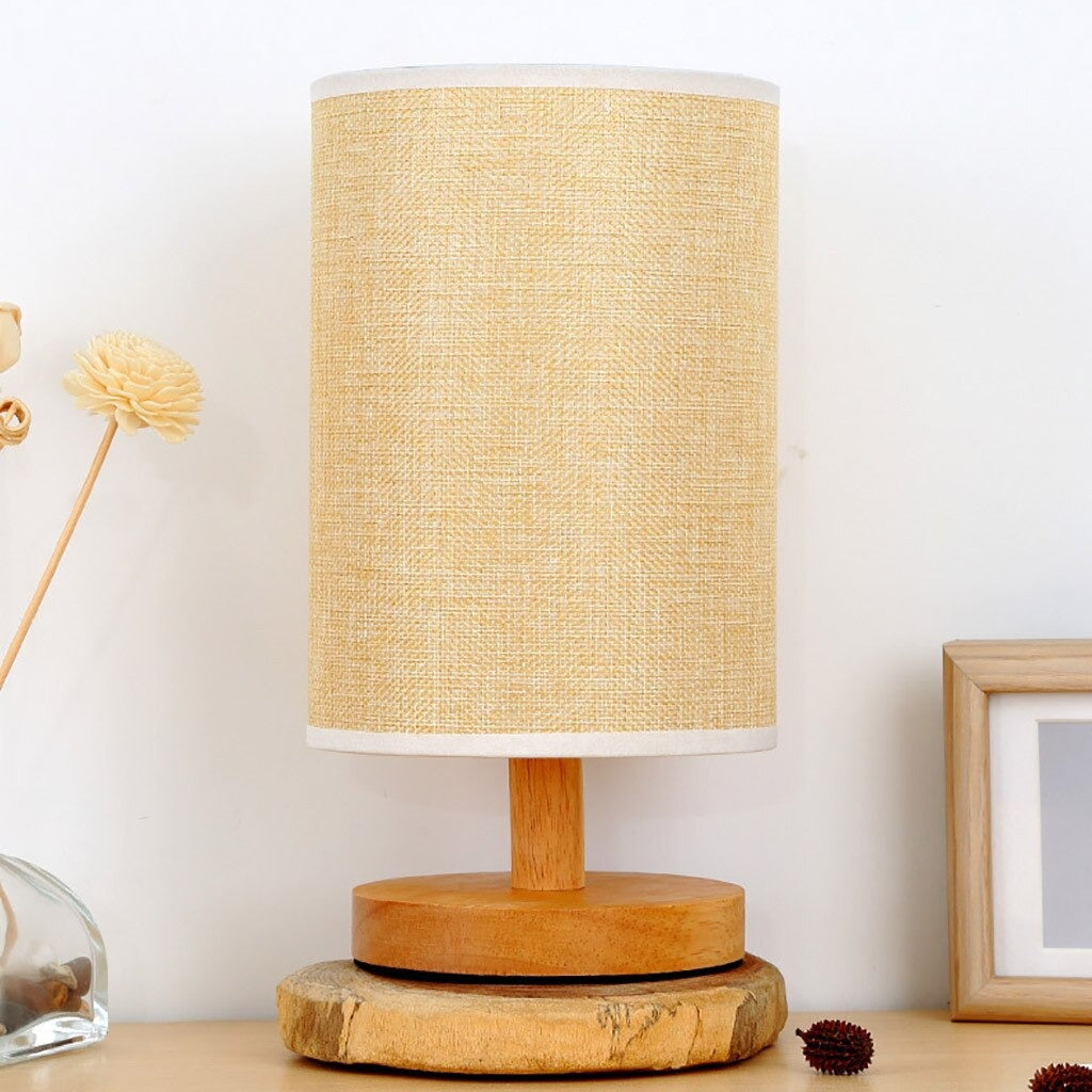 Skandinavische Holz-Nachttischlampe mit Touch Control Design | Karnz