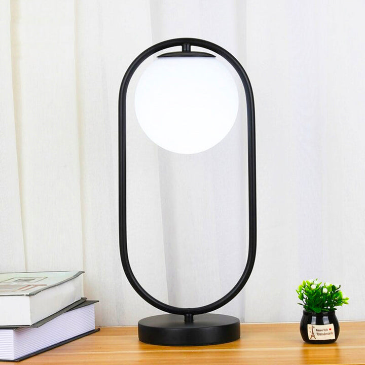 Design Moon Ball Nachttischlampe - Schicke Glas Glow Lampe | Karnz